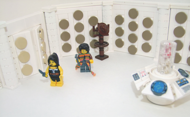 Illustration for article titled Everything is Awesome with a Classic Lego Doctor Who console room v2.0